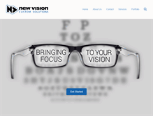 Tablet Screenshot of newvisioncustom.com